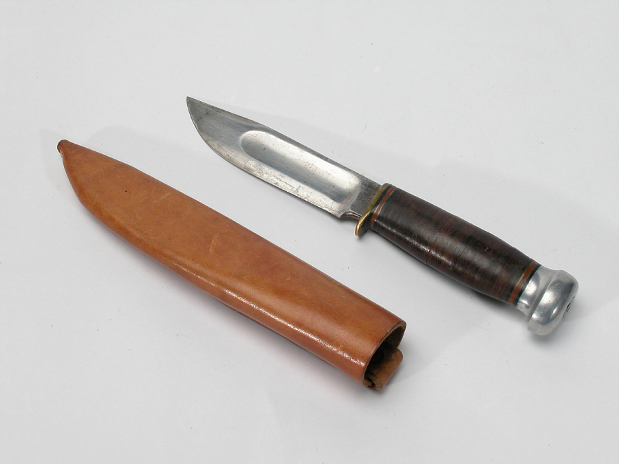 Marble's knife carried by Charles Lindbergh